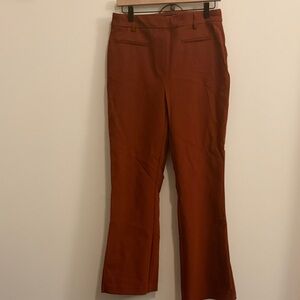 Rachel Zoe Rust Boot Cut Pants